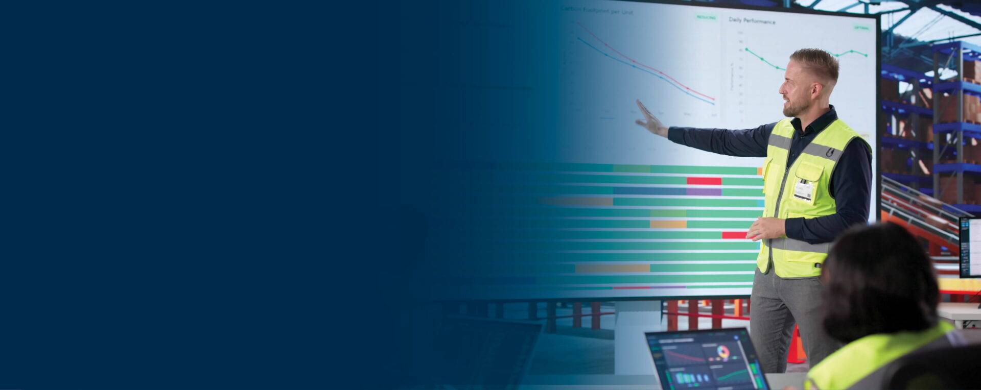 Fuel Learning – Team leader presenting data